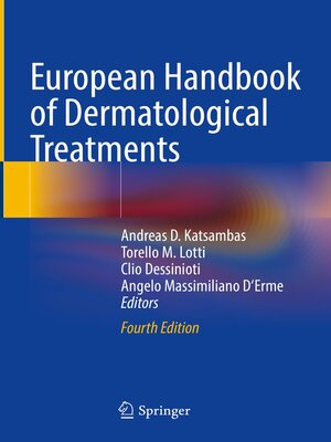 cover image of European Handbook of Dermatological Treatments